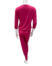 Oh! Zuza Raspberry Classic Modal Pajamas Set Myselflingerie.com