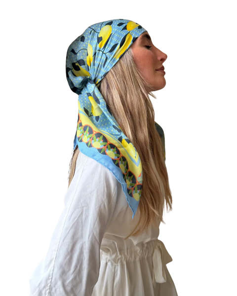 Scarf Bar Limoncello Square Scarf with Invisible Grip Myselflingerie.com