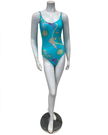 Furstenberg Teal Chains Print Swimsuit Myselflingerie.com