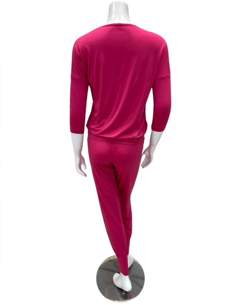 Oh! Zuza Raspberry Classic Modal Pajamas Set