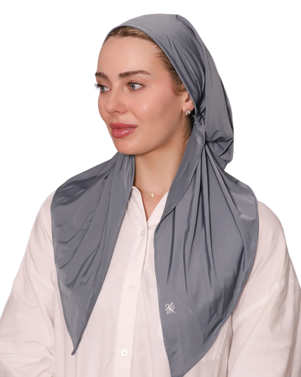 Slate Adjustable Pre-Tied Swim Bandanna