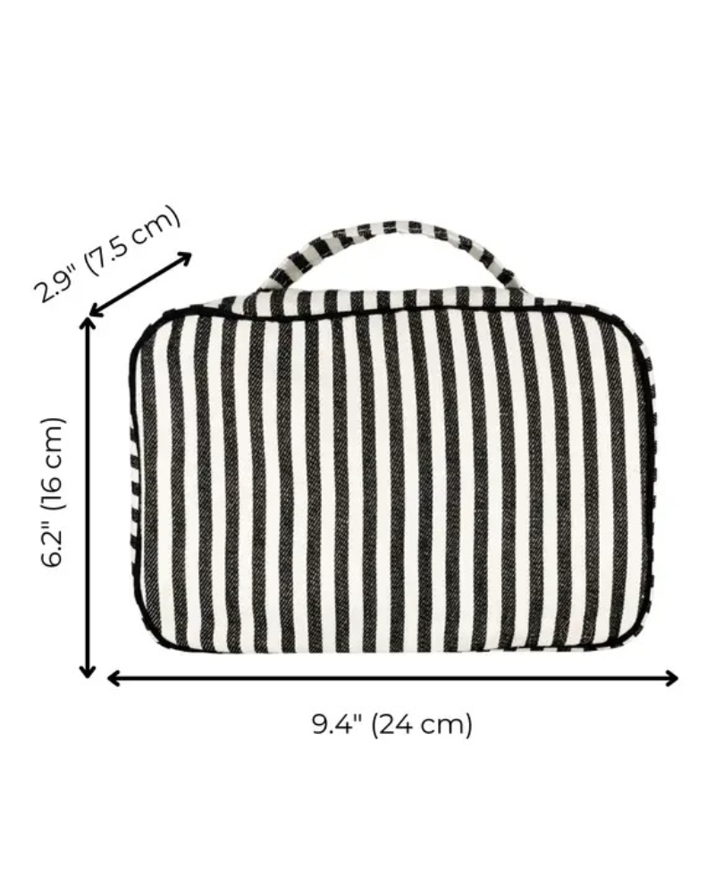 Bag All MTFHCS Striped My Toiletry Folding/Hanging Toiletry Case Myselflingerie.com