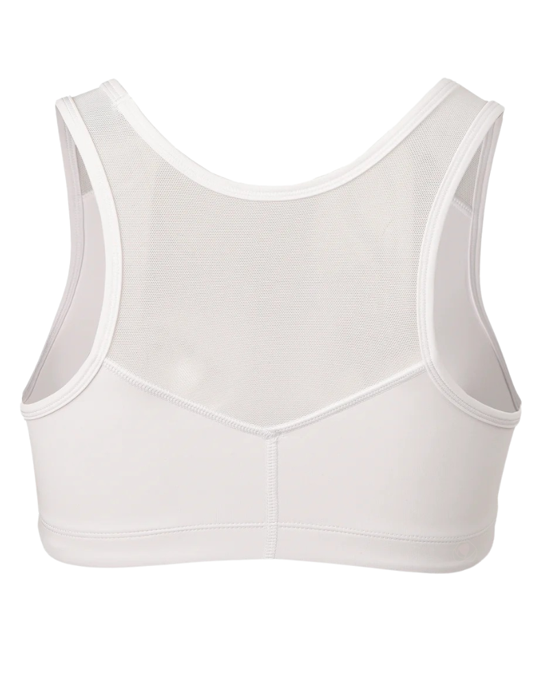 NinetoFive TB121 White Beginner's Wire Free Bra Myselflingerie.com