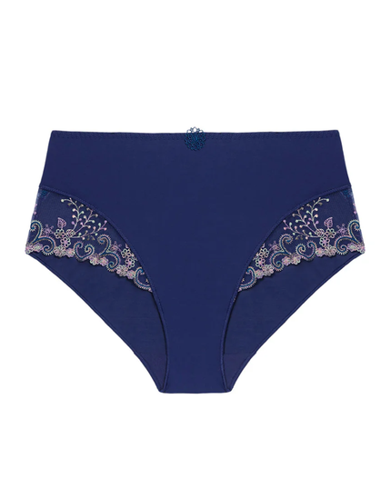 Simone Perele 12X770 Bleu Rainbow Delice Hi Waisted Brief Myselflingerie.com