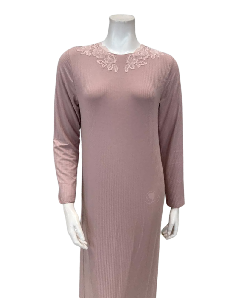 Verdiani Phard Canotte Ribbed Pull On Modal Nightgown