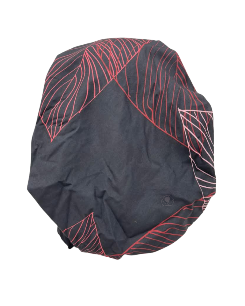 Lizi Headwear IB-C-BX-26630 Red Autumn Adjustable Pre-Tied Bandanna with Velvet Grip