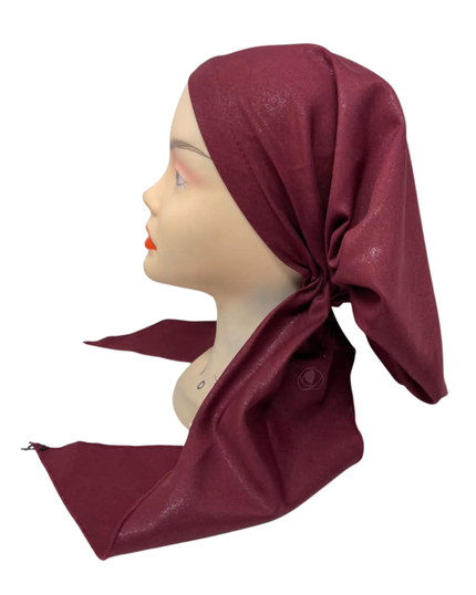 Ahead Burgundy Tender Tone Classic Fit Pre-Tied Bandanna