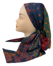 Cherie SP348A-MU Multi Floral Design Adjustable Pre-Tied Open Back Bandanna