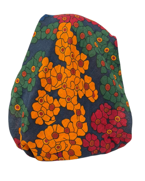 Cherie SP348A-MU Multi Floral Design Adjustable Pre-Tied Open Back Bandanna