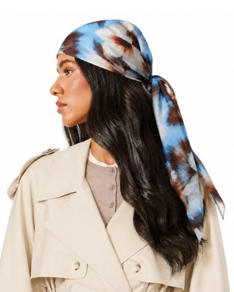 Tie Ur Knot Brush It Off Adjustable Pre-Tied Bandanna with Full Non Slip Grip