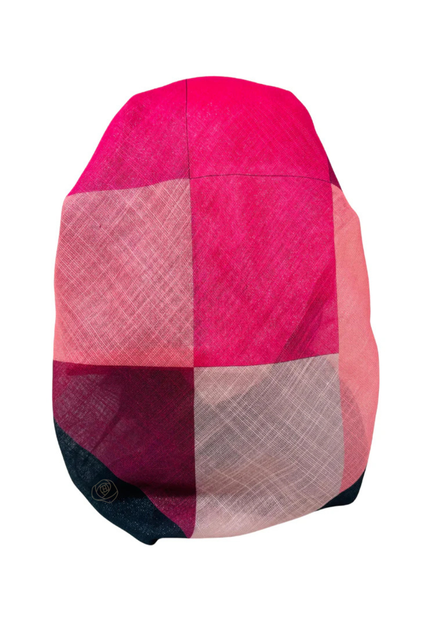 It's Younique OB-PAT-PI Pink Tones Patches Shimmer Pre-Tied Open Back Bandanna with Velvet Grip Myselflingerie.com