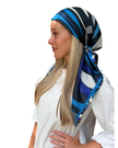 Scarf Bar Inspired Midnight Wave Square Scarf with Invisible Grip Myselflingerie.com
