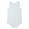 Buttermint White Beginner's Snapped Bodysuit with Shelf Bra / 2 Pack