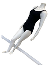 Profile by Gottex Black Scoop Neck Shirred Peasant Full Coverage Shaping Bathing Suit Myselflingerie.com