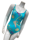 Furstenberg Teal Chains Print Swimsuit Myselflingerie.com