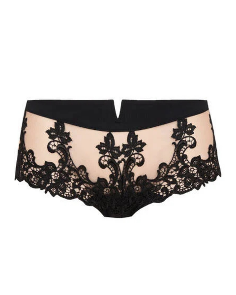 Simone Perele 15C630 Tatoo Noir Saga Boyshort Panty