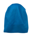 It's Younique Blue Shimmer with Black Border Pre-Tied Open Back Bandanna with Velvet Grip
