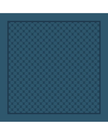 Cherie Teal Interlocking Design Adjustable Pre-Tied Open Back Bandanna