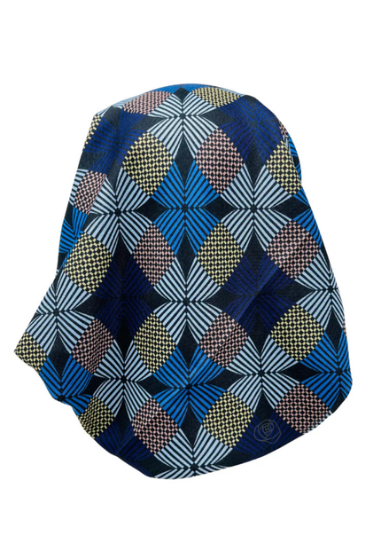 It's Younique PP-PIN-LB Light Blue Pinwheels Pre-Tied Bandanna with Velvet Grip Myselflingerie.com