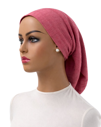 Ahead Bud Pink X-Stitch Diamond Adjustable Beanie