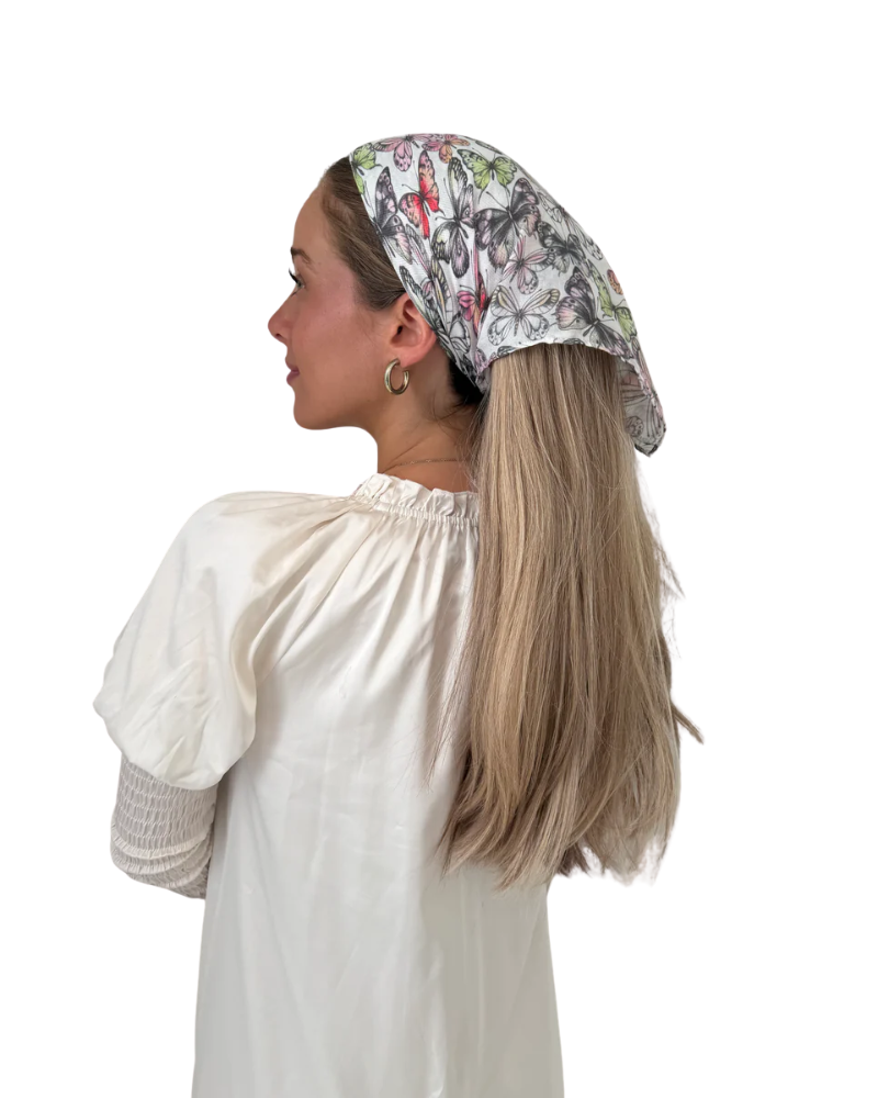 Scarf Bar Pastel Butterfly Bandana Scarf Myselflingerie.com