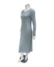 Oh! Zuza Mint Ribbed Lace V Neck Rosie Modal Nightshirt