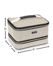Stephanie Johnson Tropea Onyx Jenny Train Case Toiletry Bag