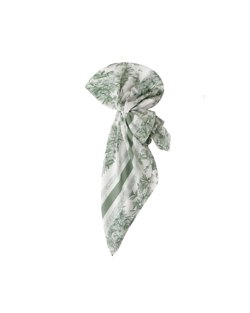 Tie Ur Knot Sage Advice Square Scarf Myselflingerie.com