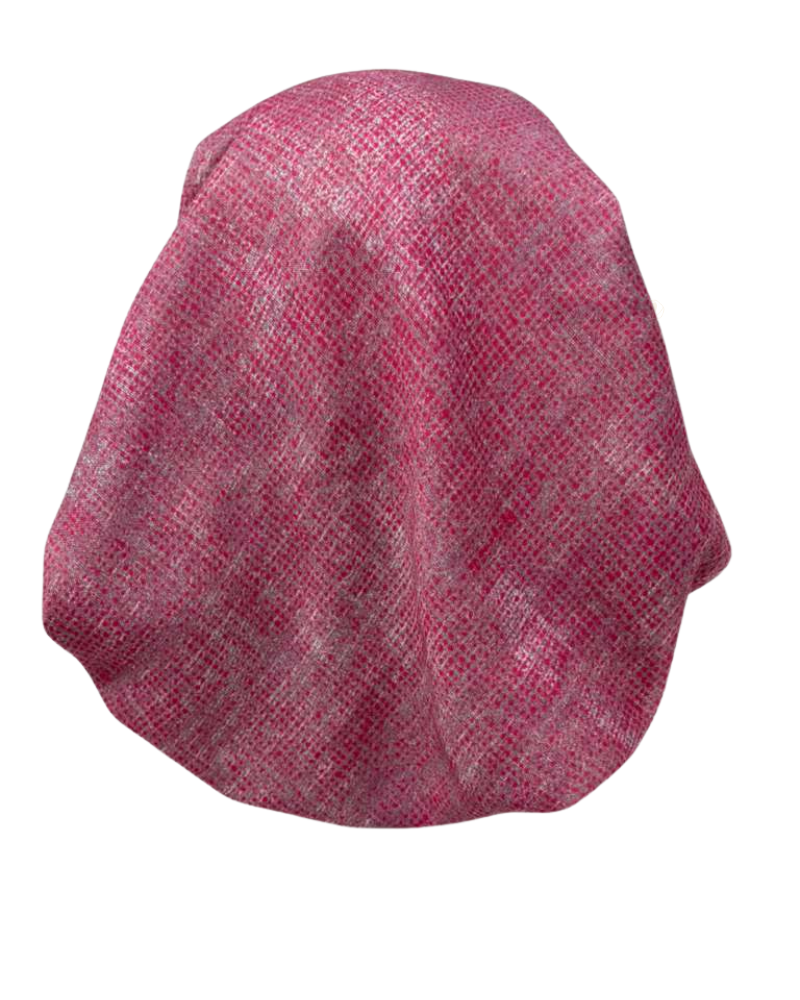 It's Younique Pink Heather Pre-Tied Bandanna with Velvet Grip Myselflingerie.com