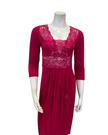 Oh! Zuza Ruby Sheer Lace Modal Nightshirt