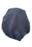 Lizi Headwear IBC-BX-2515 Navy Solid Adjustable Pre-Tied Bandanna with Velvet Grip Myselflingerie.com