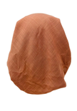 Lizi Headwear IBC-BX-2515 Peach Solid Adjustable Pre-Tied Bandanna with Velvet Grip Myselflingerie.com