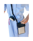 ShiraLeah Navy Frankie Phone Holder Crossbody & Zip Pouch Myselflingerie.com