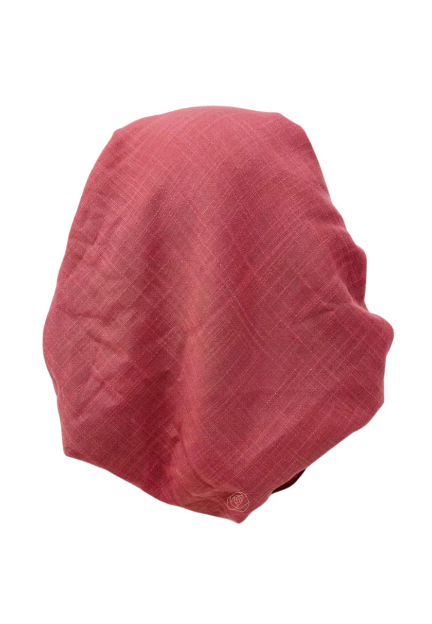 Lizi Headwear IBC-BX-2515 Pink Solid Adjustable Pre-Tied Bandanna with Velvet Grip Myselflingerie.com