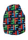 It's Younique OB-FEN-MU Multicolor Designer Inspired Shimmer Pre-Tied Open Back Bandanna with Velvet Grip Myselflingerie.com