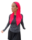 Scarf Bar SB Neon Hot Pink Dri Fit Pre-Tied Bandanna with Velvet Non Slip Grip Myselflingerie.com