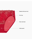 Wacoal Grandalia Red/Rose Embrace Lace Hi Cut Brief