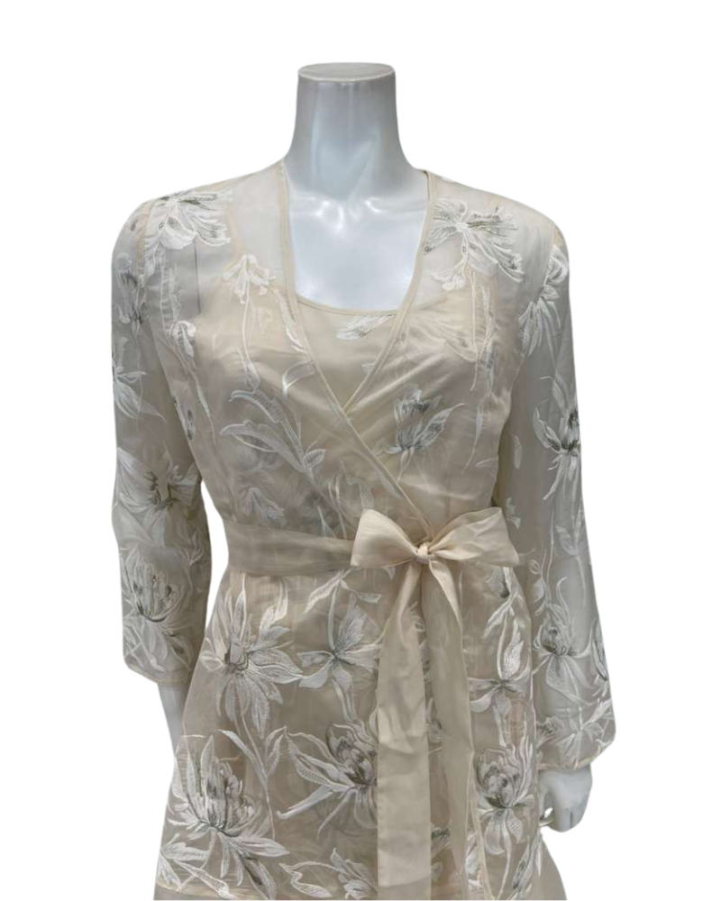 Rya Collection Pearl Voltaire Chemise & Wrap Set