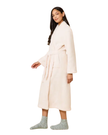 Softies Almond Soft Plush Cozy Wrap Robe with Belt