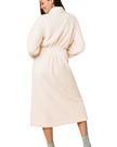 Softies Almond Soft Plush Cozy Wrap Robe with Belt