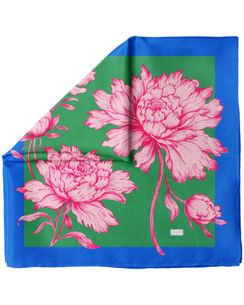 Tie Ur Knot Peony For Your Thoughts Square Scarf