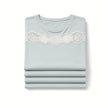 Folded Vanilla Night and Day Mint Open Back Modal Pajamas Shorts Set