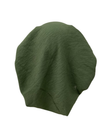 Triple Up Olive Crinkle Unlined Pre-Tied Bandanna
