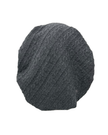 Triple Up Grey Cable Knit Unlined Pre-Tied Bandanna