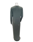 Angelice Sage Green Royal Embroidery V Neck Pull On Modal Nightgown