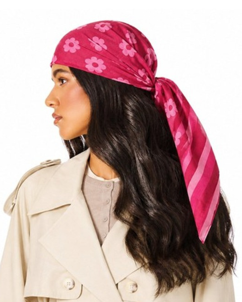 Tie Ur Knot Fold Me Maybe Adjustable Pre-Tied Bandanna with Full Non Slip Grip