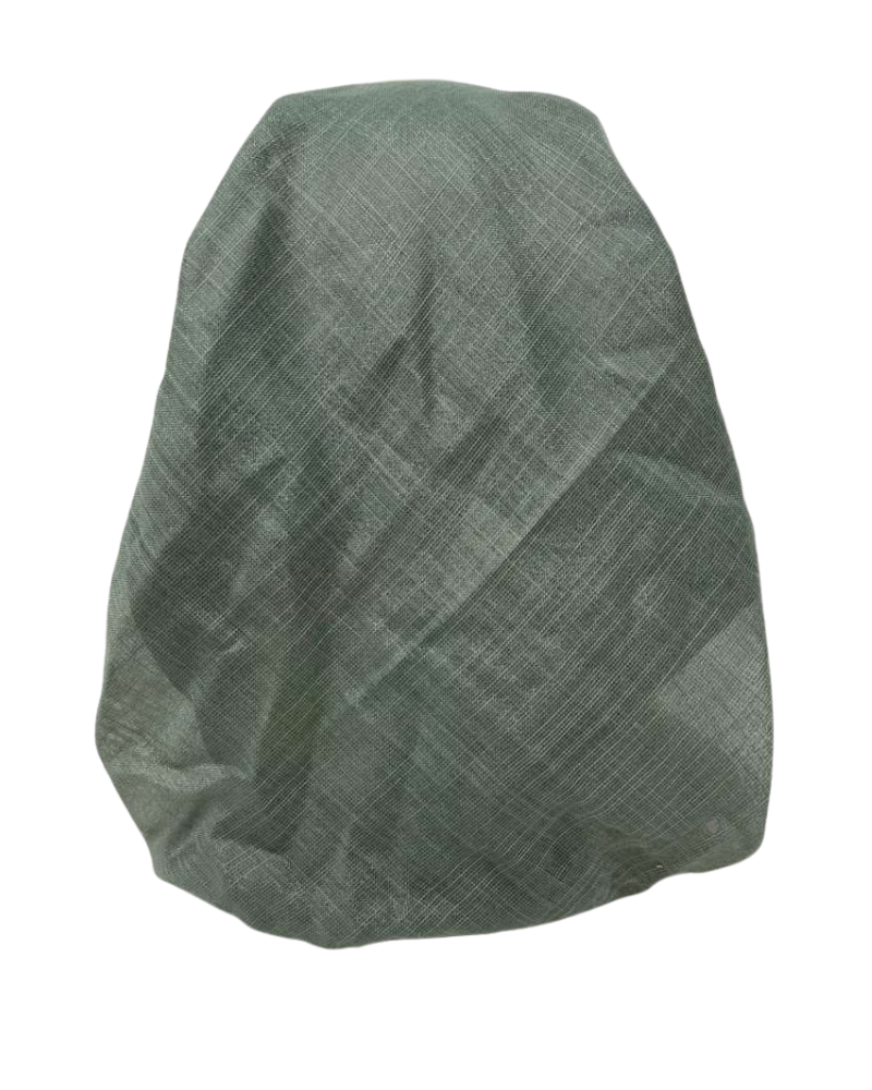 It's Younique Solid Green Shimmer Pre-Tied Open Back Bandanna with Velvet Grip
