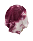 Triple Up Dark Pink Ribbed Tie Dye Unlined Pre-Tied Bandanna