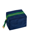 ShiraLeah Navy Large Boxy Zip Cosmetic Pouch