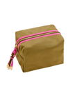 ShiraLeah Olive Large Boxy Zip Cosmetic Pouch